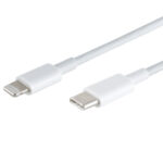 Schnellladekabel USB-C auf Lightning, weiss, 0,5 m