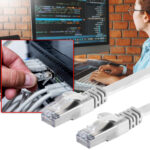 Netzwerkkabel Cat 7, Flachkabel, 2x RJ45 Stecker, weiss, 15 m Netzwerkkabel Cat 7, Flachkabel, 2x RJ45 Stecker, weiss, 15 m