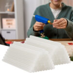 100er-Set Heissklebestifte für Heissklebepistole, transparent, Ø 11 mm, 20 cm