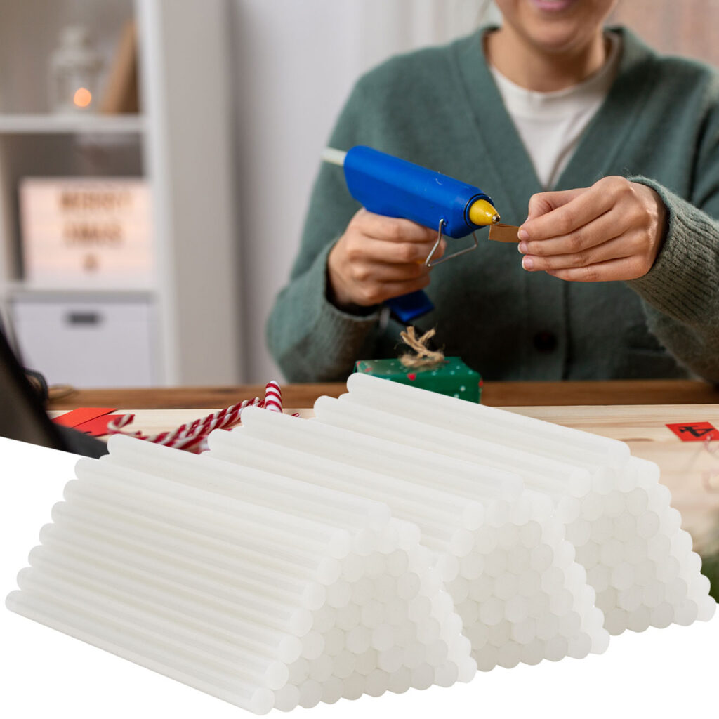 150er-Set Heissklebestifte für Heissklebepistole, transparent, Ø 11 mm, 20 cm