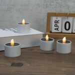 8er-Set LED-Teelichter, solarbetrieben, inkl. Dämmerungs-Sensor, IP44, weiss 8er-Set LED-Teelichter, solarbetrieben, inkl. Dämmerungs-Sensor, IP44, weiss