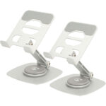 2er-Set Universal Smartphone Halterung aus Aluminium, 360° schwenkbar