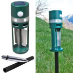Solar Tiervertreiber mit Erdspiess und Bewegungssensor, Ultraschall und Lichtblitze