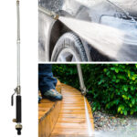 Hochdruck-Waschpistole für Gartenschlauch, mit Powerjetdüse