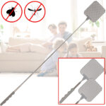 2er-Set Fliegenklatsche mit Teleskopstab, ausziehbar bis 72 cm 2er-Set Fliegenklatsche mit Teleskopstab, ausziehbar bis 72 cm