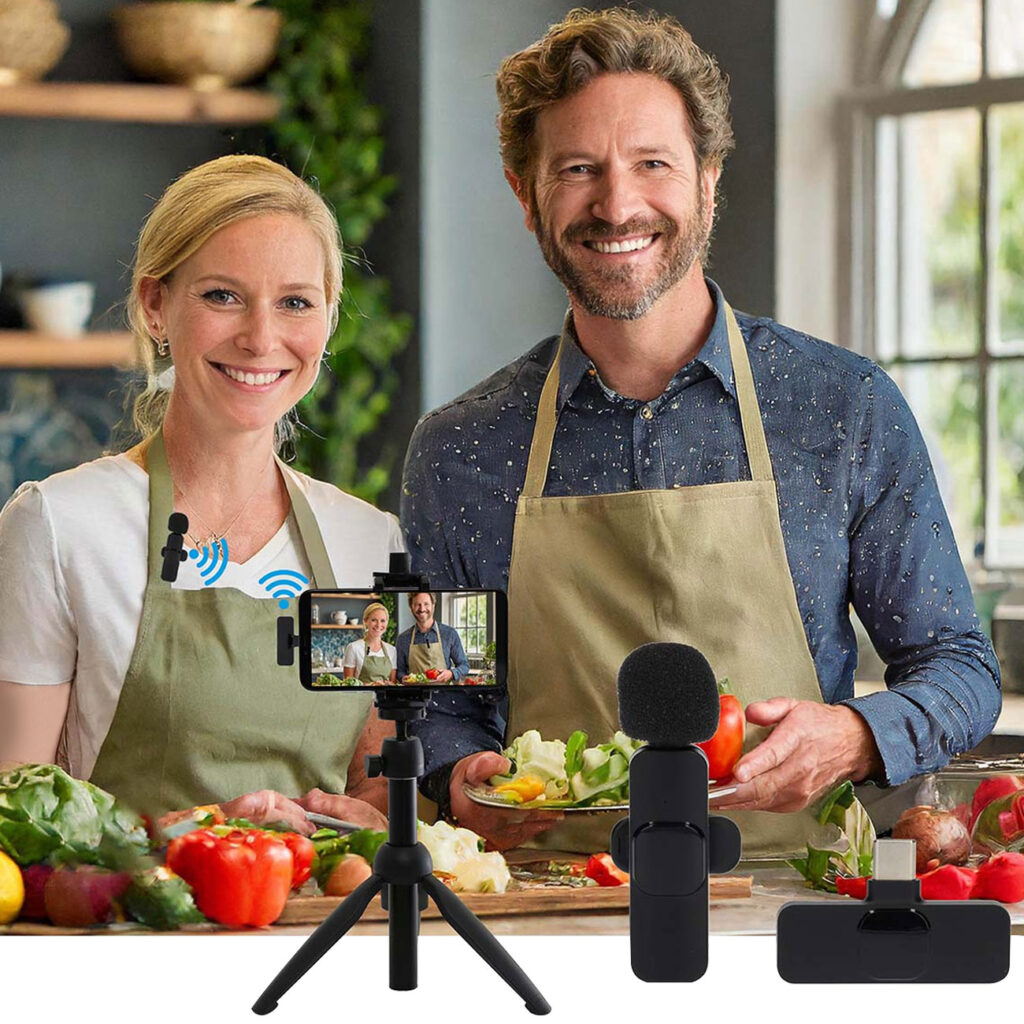 Kabelloses Mini-Mikrofon für Laptops, Tablets & Smartphones