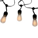 2er-Set Solar Lichterkette im Glühbirnendesign mit Dämmerungssensor, 6m, IP44