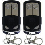 2er-Set Programmierbarer Funk-Handsender, 433,92 MHz, 2 Kanäle