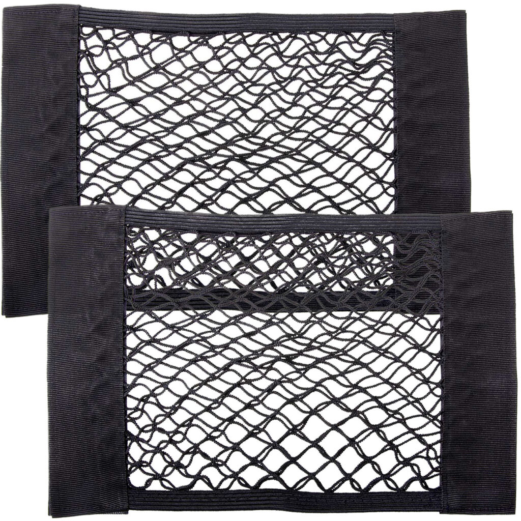 2er-Set Elastisches Kofferraum-Gepäcknetz, 40 x 25 cm