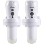 2er-Set Akku LED-Taschenlampe mit Einschaltautomatik, 200lm, weiss