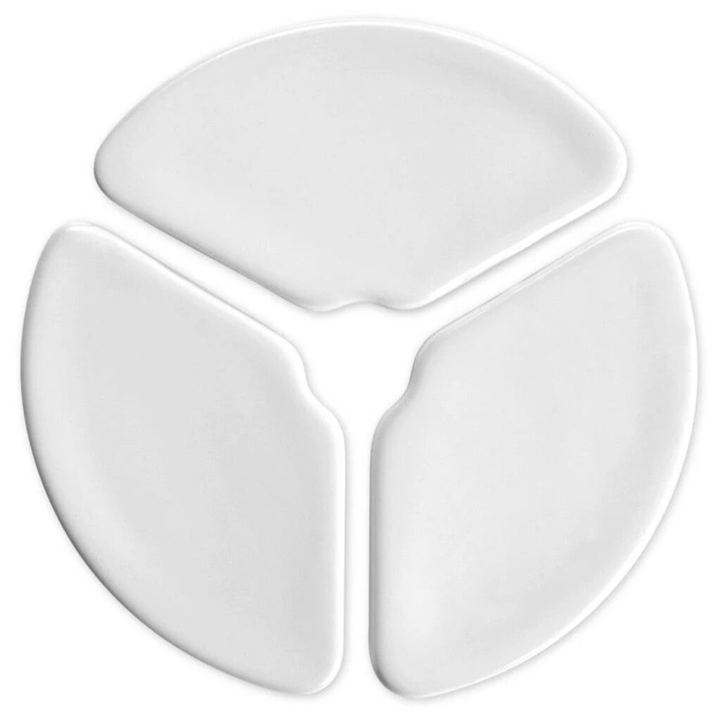 Fermentiergewichte aus Keramik, 3 Stück, weiss