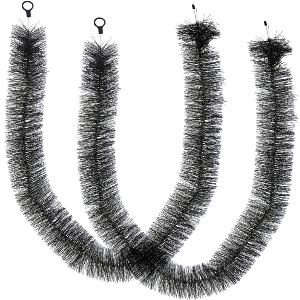 2er-Set Dachrinnenbürste, 4 m, Ø 12 cm