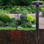 8er-Set Umweltfreundlicher Solar-Maulwurffrei mit Akku, 400 Hz, IP44