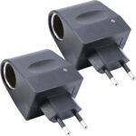 2er-Set Mini-Spannungswandler, 230V auf 12V, 1000mA / 12 Watt