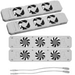 Heizkörperventilator, 2x Basis-Set plus 2x Erweiterungsset