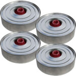 4er-Set Flammdose, Brenndauer ca. 8-10 h