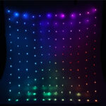 Bunter LED-Vorhang mit 400 LEDs, RGB, IP44, 2 x 2 m