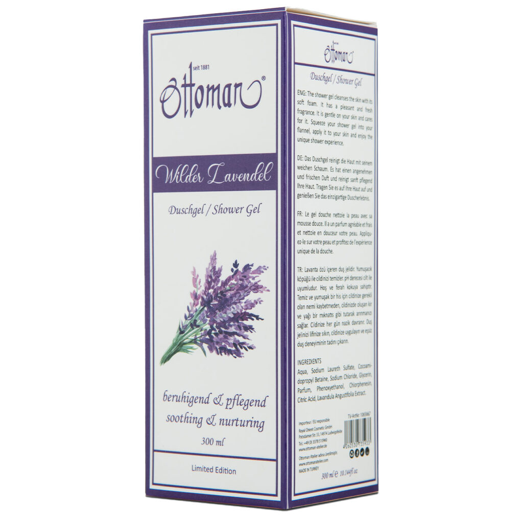 Lavendel Duschgel, 300ml, entspannendes Duscherlebnis