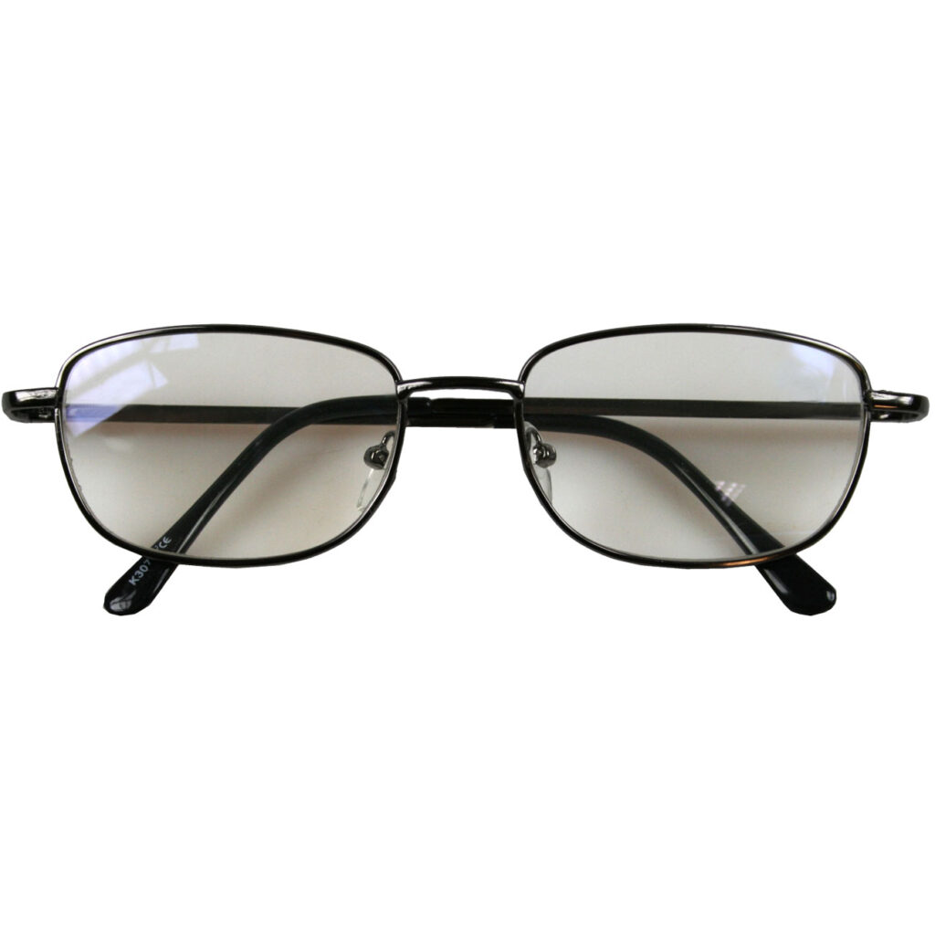 Lesebrille mit Titanrahmen, +2.50 Dioptrien