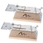 Maus Käfigfalle, 2-er-Set, wiederverwendbar