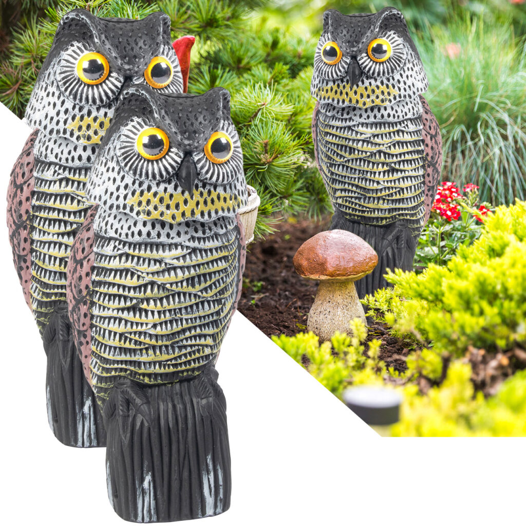 2er-Set Vogelabwehr Eule, 20 x 16 x 38 cm 2er-Set Vogelabwehr Eule, 20 x 16 x 38 cm