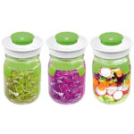 3er-Set Fermentierglas mit Entlüftungsventil, 1 Liter