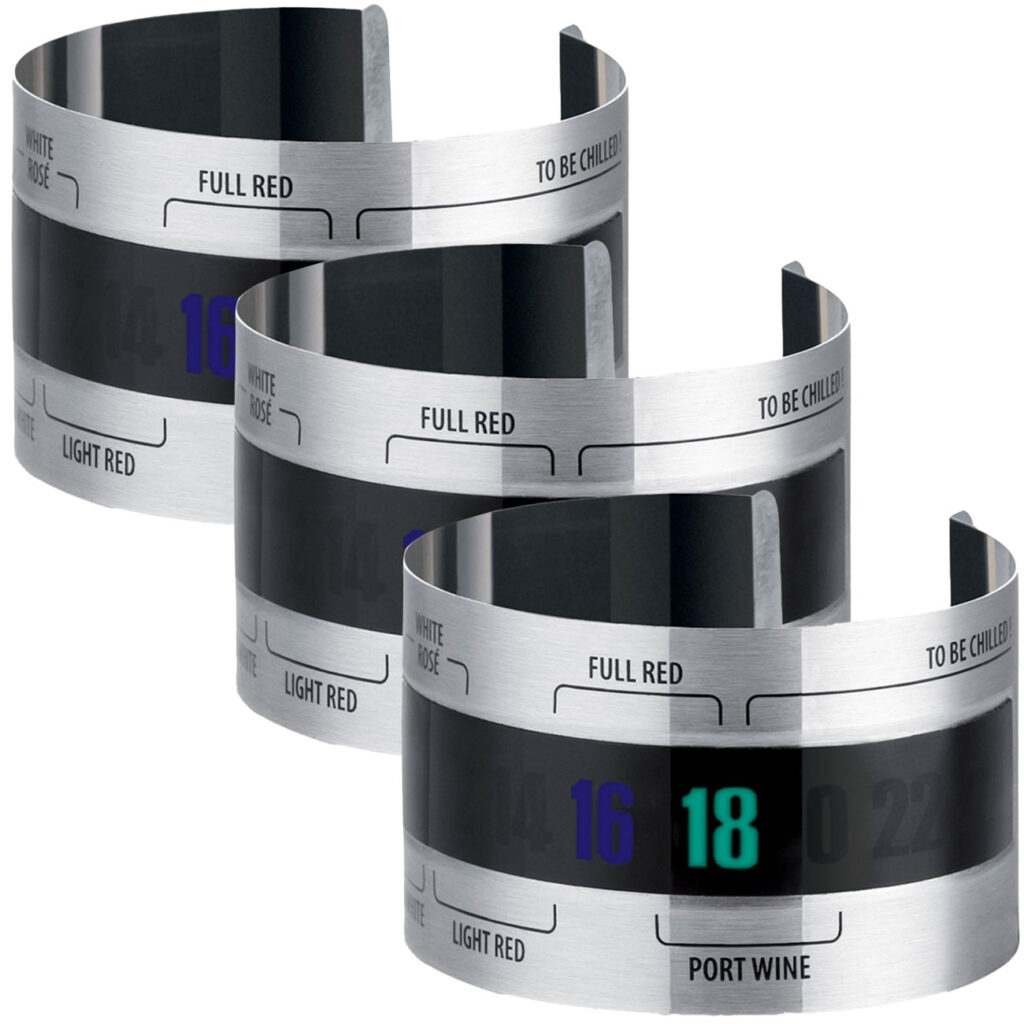 3er-Set Weinthermometer Clip 3er-Set Weinthermometer Clip