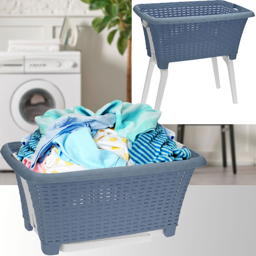 Wäschekorb mit klappbaren Beinen, 38 L