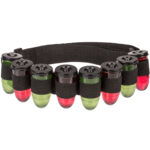 Shotgürtel inkl. 8 Shotgläser in Patronen-Gurt Design, grössenverstellbar Shotgürtel inkl. 8 Shotgläser in Patronen-Gurt Design, grössenverstellbar