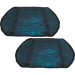 2er-Set Kühlkissen, selbstkühlend, schwarz/blau