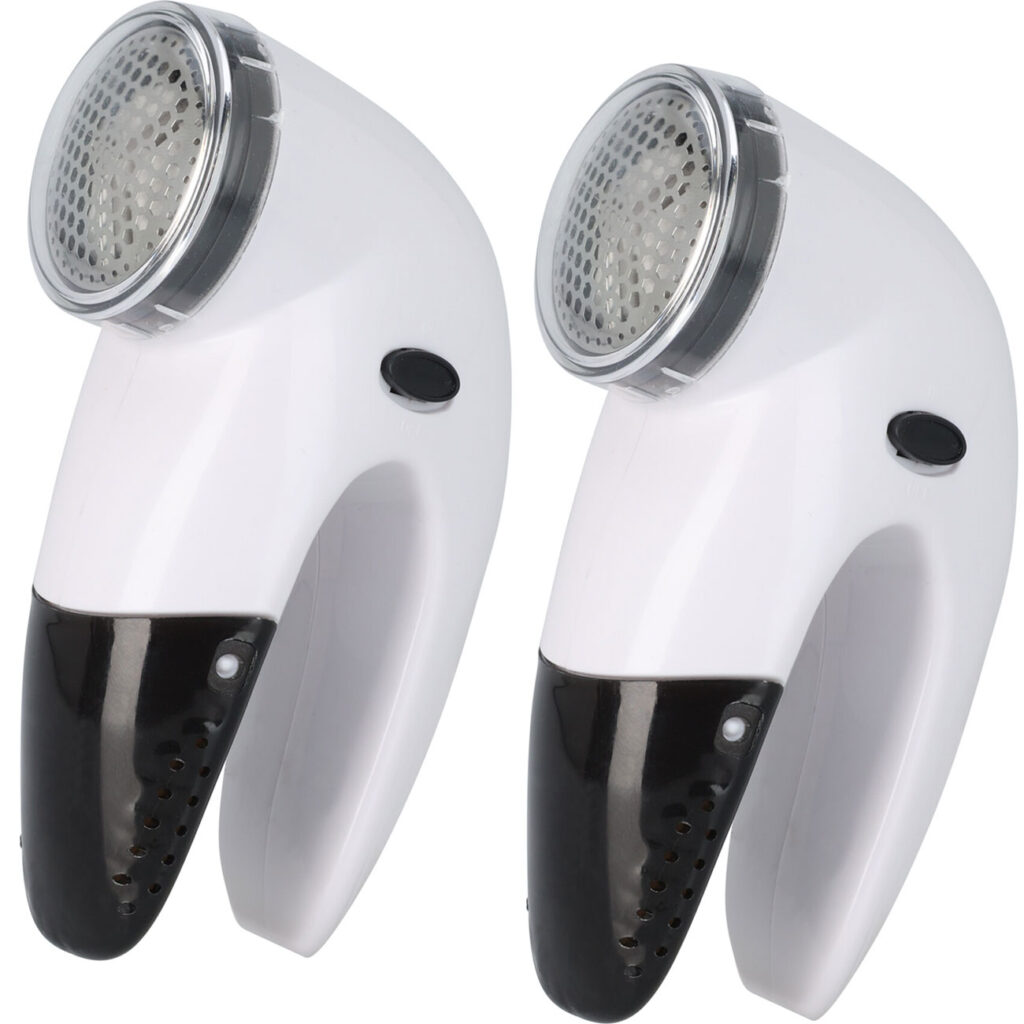 2er-Set Fusselentferner mit Auffangbehälter, batteriebetrieben