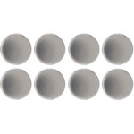 Tafelmagnet-Set, 8 Stück, Ø 2cm, silber