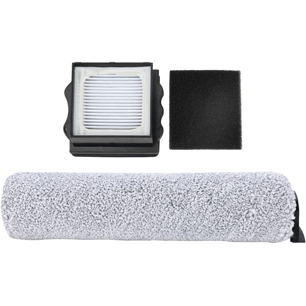 Ersatzteilset für Boden-Wischsauger CH16192, HEPA- & Schwamm-Filter und Reinigungswalze
