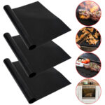 Antihaft BBQ-Grillmatte, 3er-Set Bratfolie aus Glasfaser-Material