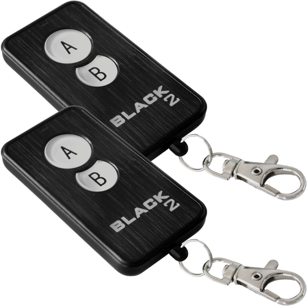 2-er Set Programmierbarer Funk-Handsender, 433,92 MHz, 2 Kanäle