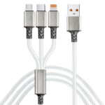 3in1 Universal USB-Schnellladekabel, 25 W, 120cm