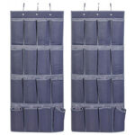 2er-Set Schrank-Hängeregal,  je 16 Fächer, 45 x 110 x 16 cm