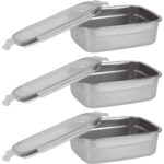 3er-Set Frischhaltedose aus Edelstahl mit Kunststoff Clip-Deckel, 750 ml 3er-Set Frischhaltedose aus Edelstahl mit Kunststoff Clip-Deckel, 750 ml
