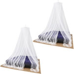 2er-Set XXL Moskitonetz für Doppelbetten, Ø 12,5 m 2er-Set XXL Moskitonetz für Doppelbetten, Ø 12,5 m