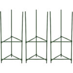 3er-Set Pflanzenstütze, dreieckig, 78 cm