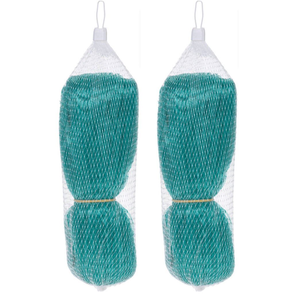 2er-Set Gartennetz, grün, engmaschig, 2 x 5 m