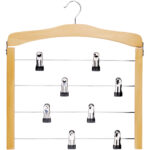 Mehrfach Hosenbügel mit Clips Mehrfach Hosenbügel mit Clips