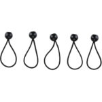 Gummispanner mit Kugel, 5 Stück, 14 cm