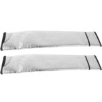 2er-Set Windschutzscheibenabdeckung mit Laschen, 200 x 70 cm, faltbar