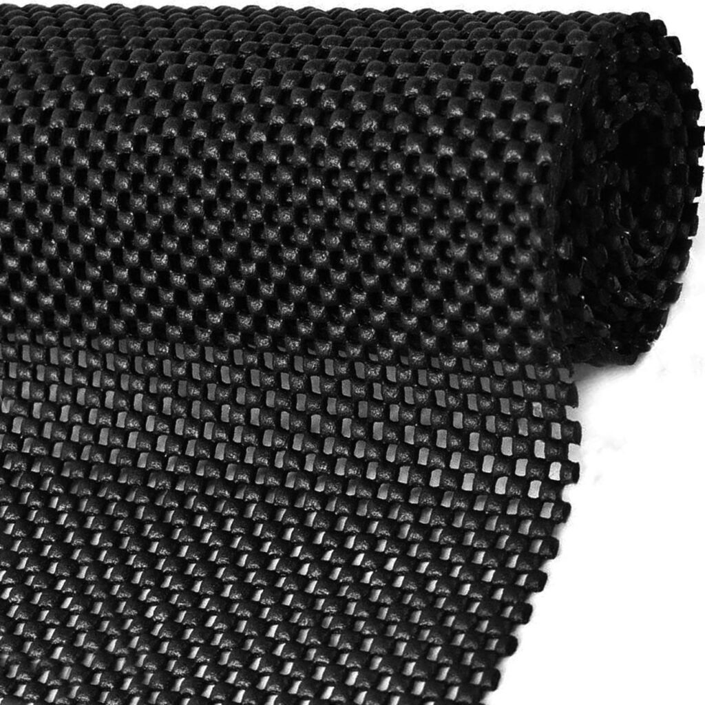 Extra robuste Anti-Rutsch-Unterlage, zuschneidbar, 190 x 30,5 cm, schwarz