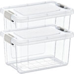 2er-Set Vorratsbox, 1250ml, transparent