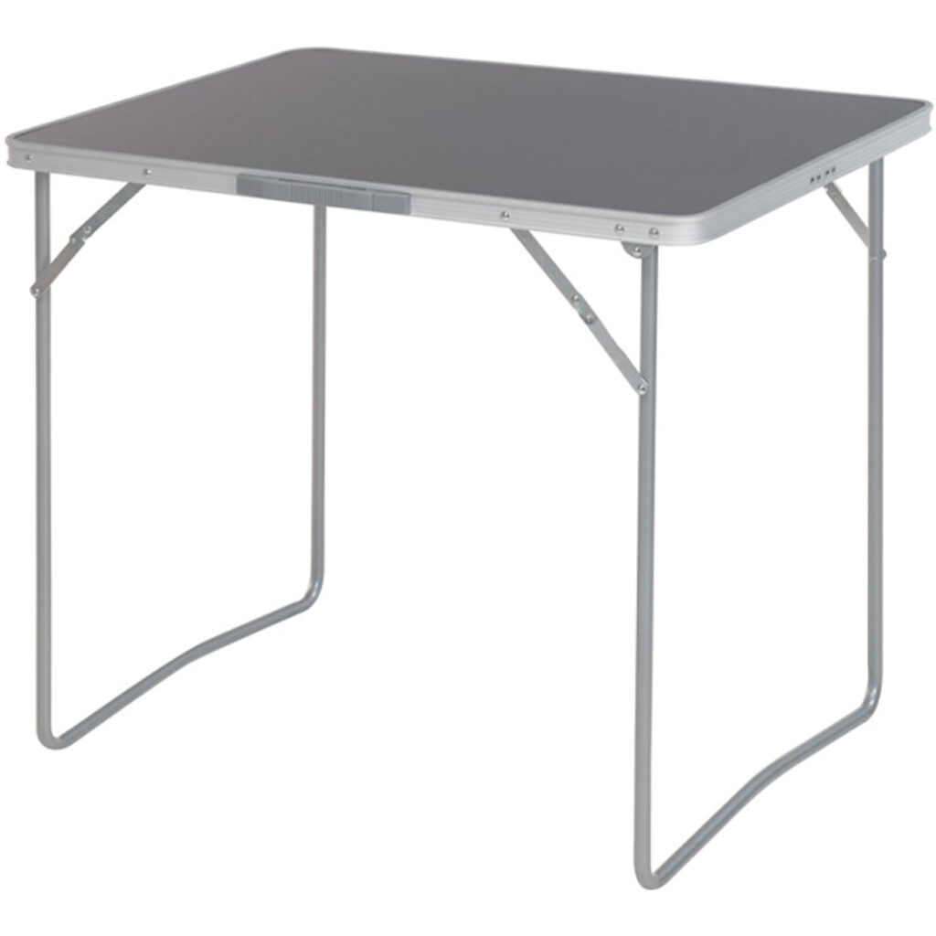 Camping Klapptisch, wetterfest, grau, 80 x 60 cm