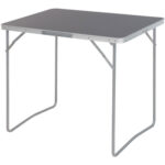 Camping Klapptisch, wetterfest, grau, 80 x 60 cm