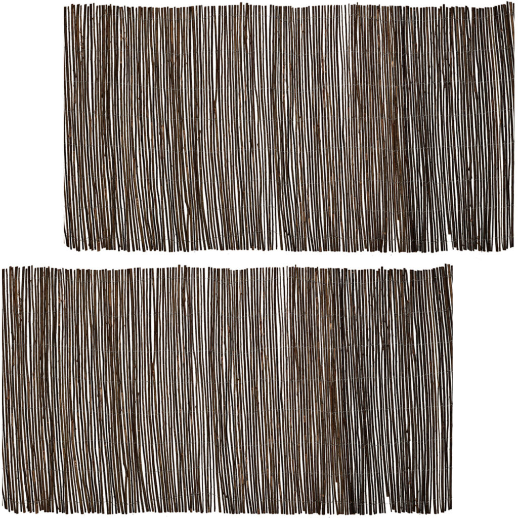 2er-Set Weidenmatte, 75 x 250 cm