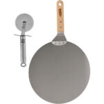 Pizza-Set aus Edelstahl Pizzaschaufel, Ø 30,5 cm & Pizzaschneider, 22 cm Pizza-Set aus Edelstahl Pizzaschaufel, Ø 30,5 cm & Pizzaschneider, 22 cm